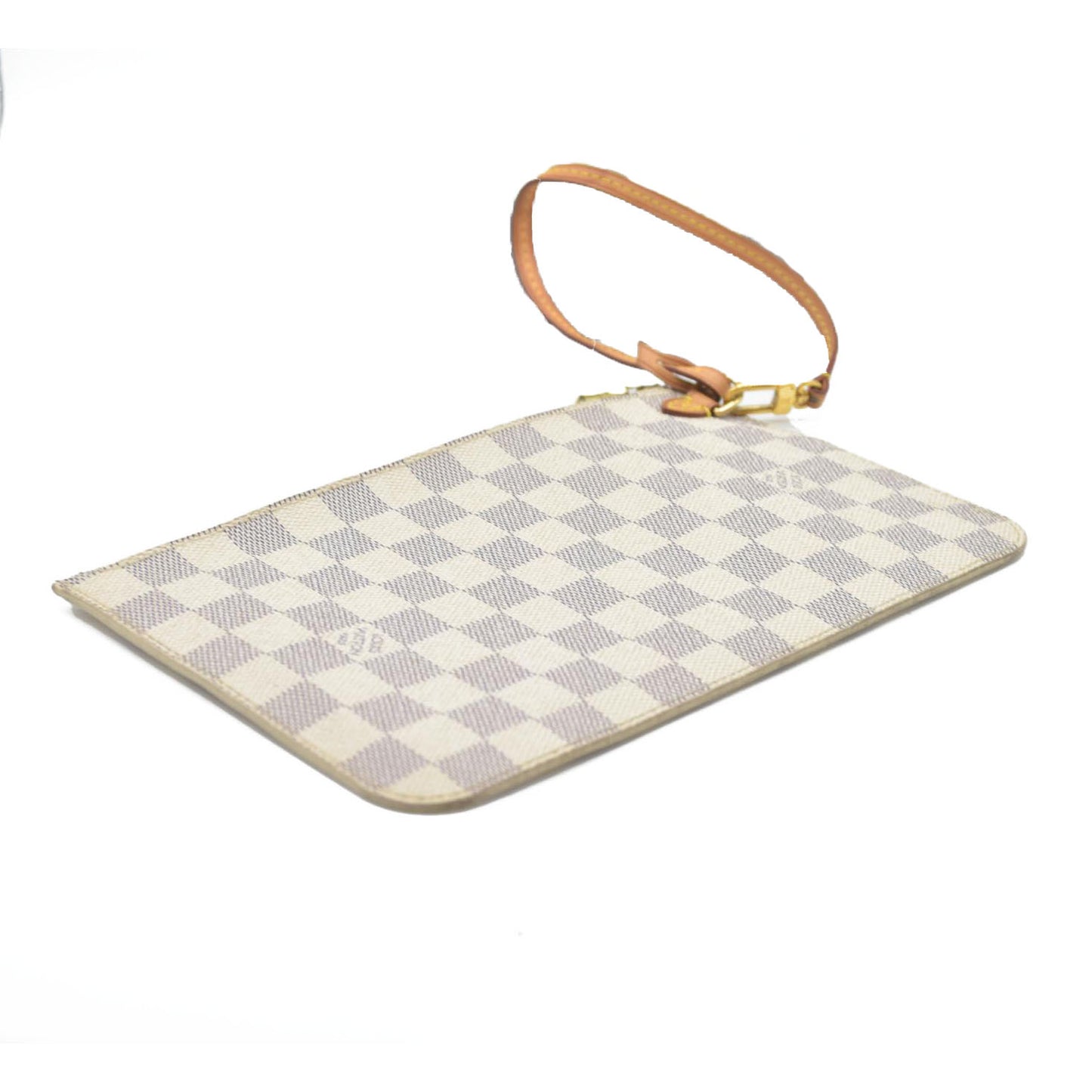 AUCTION $1760 Louis Vuitton  Damier Azur Neverfull MM GM Pochette MS3164