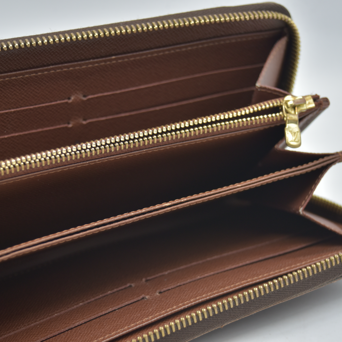 $965 2015 Louis Vuitton Monogram Zippy Wallet CA4195