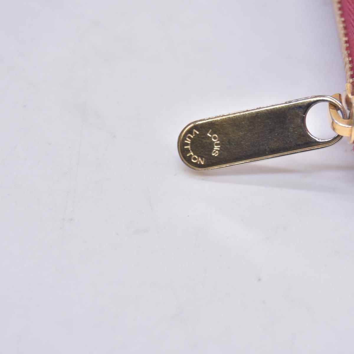 $520 LOUIS VUITTON Monogram Vernis Zippy Coin Purse Amarante CONSIGNMENT 10021169