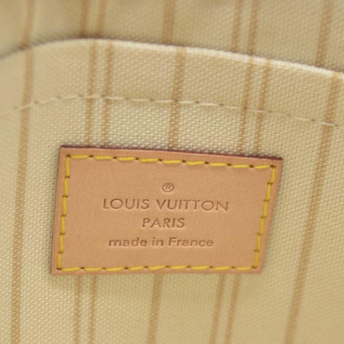 AUCTION $1760 Louis Vuitton  Damier Azur Neverfull MM GM Pochette MS3164