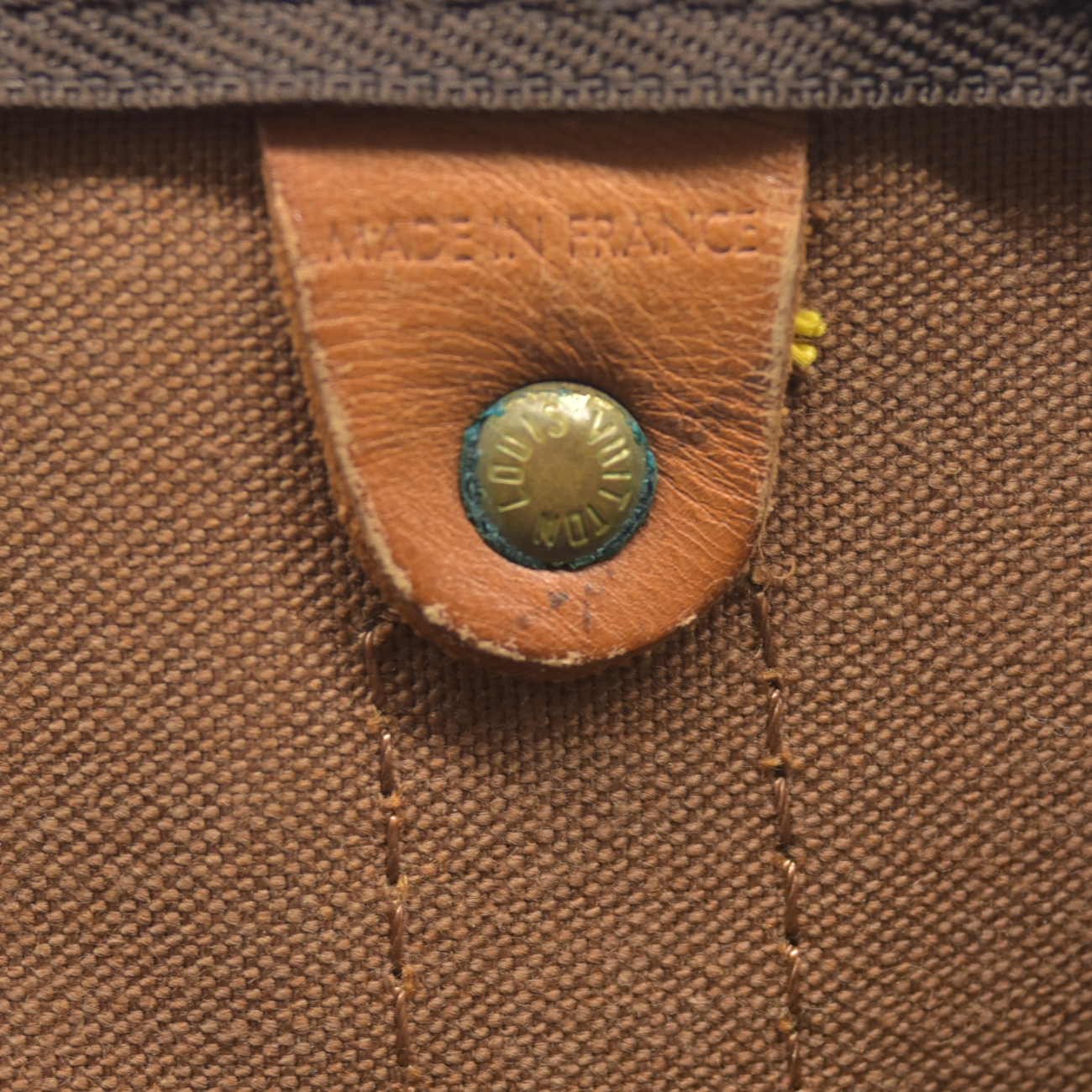 $2630 Louis Vuitton Keepall Bandouliere 50 Brown Monogram VI1920 1990
