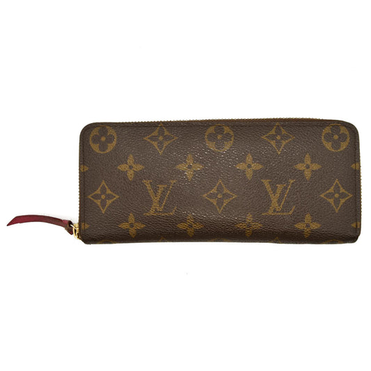 Louis Vuitton  Monogram Clemence Wallet Fuchsia France