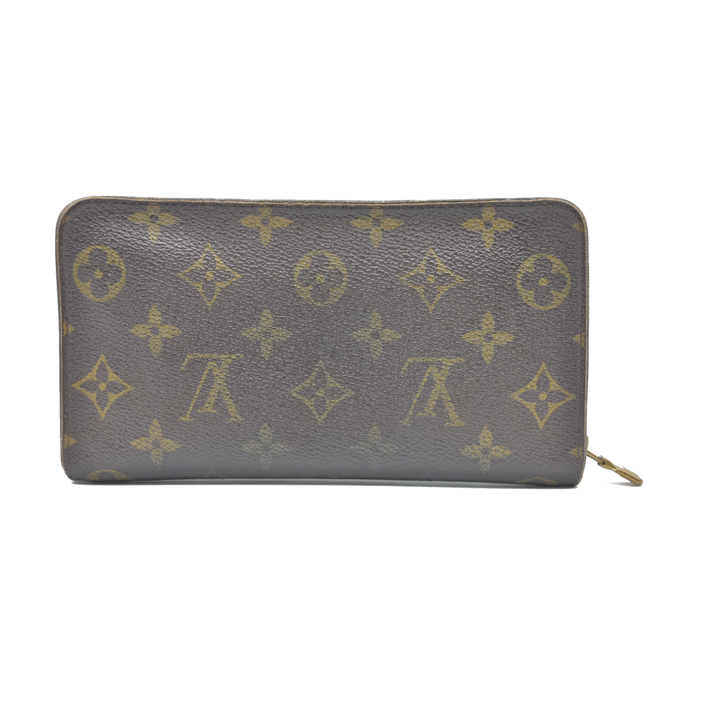 LOUIS VUITTON Monogram Porte Monnaie Zip Around Long Wallet