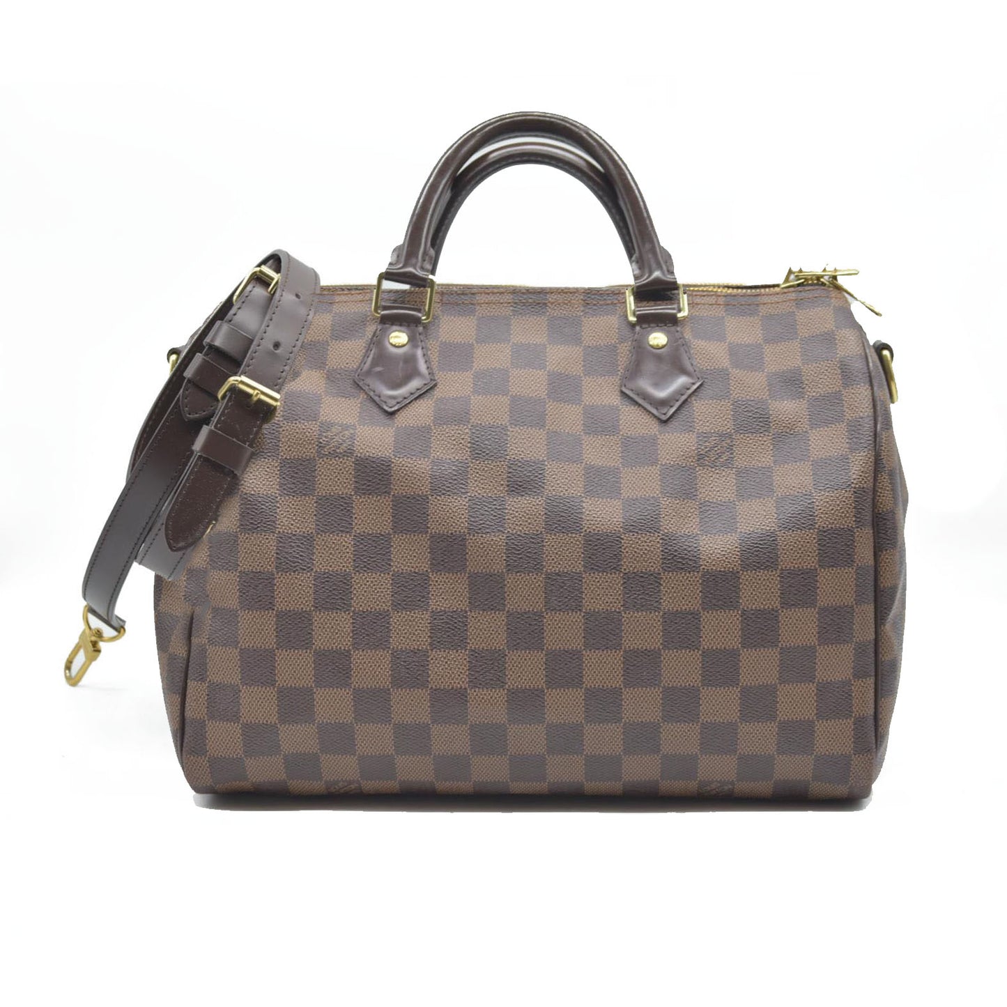 $1980 Louis Vuitton  Damier Ebene Speedy Bandouliere 30 2015