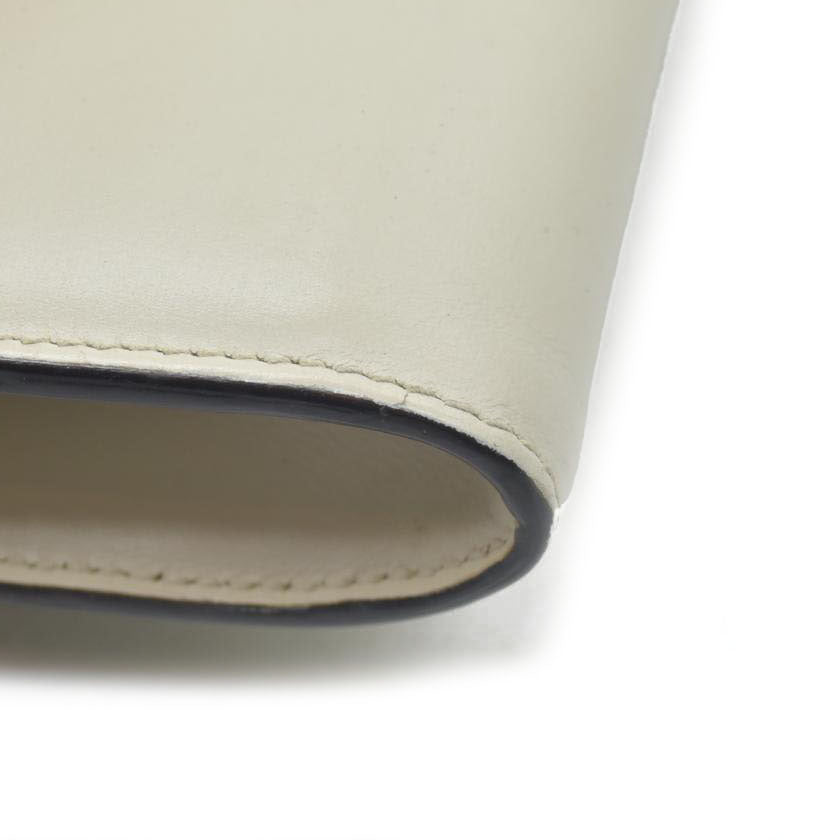 $1980 Gucci Cream Zumi Top Handle Chain Flap Interlocking G Horsebit