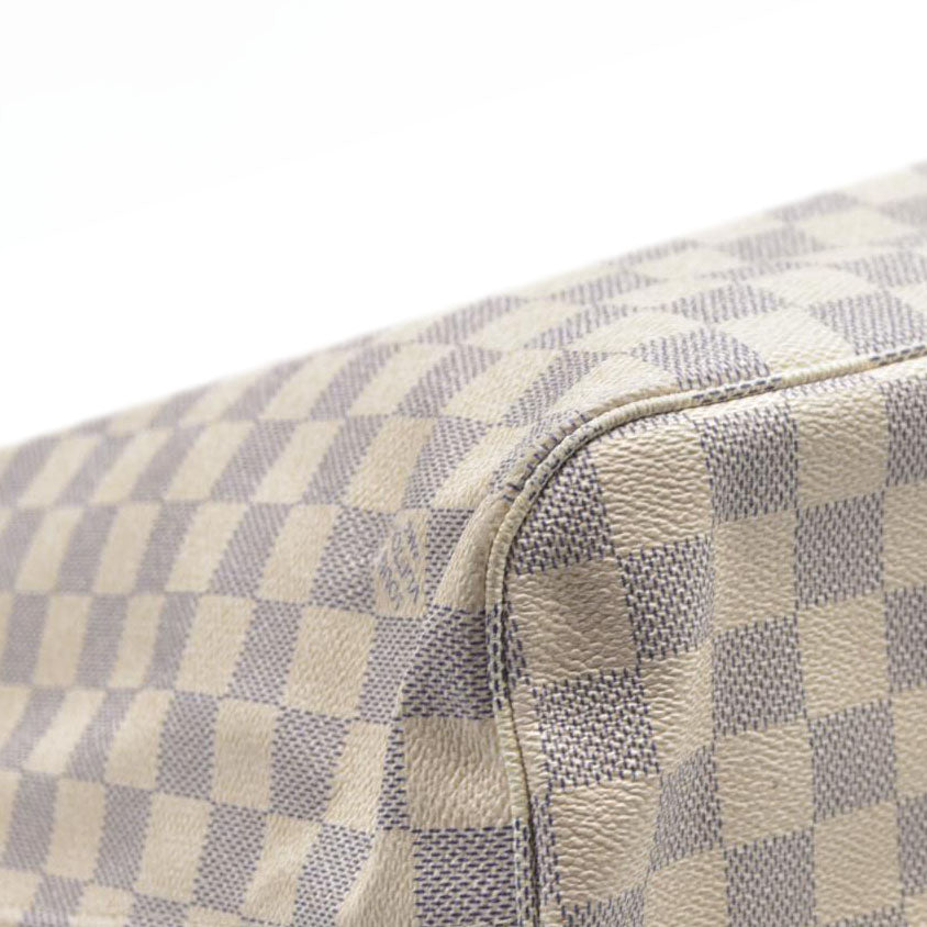 $2170 Louis Vuitton  Damier Azur Neverfull MM AR3164