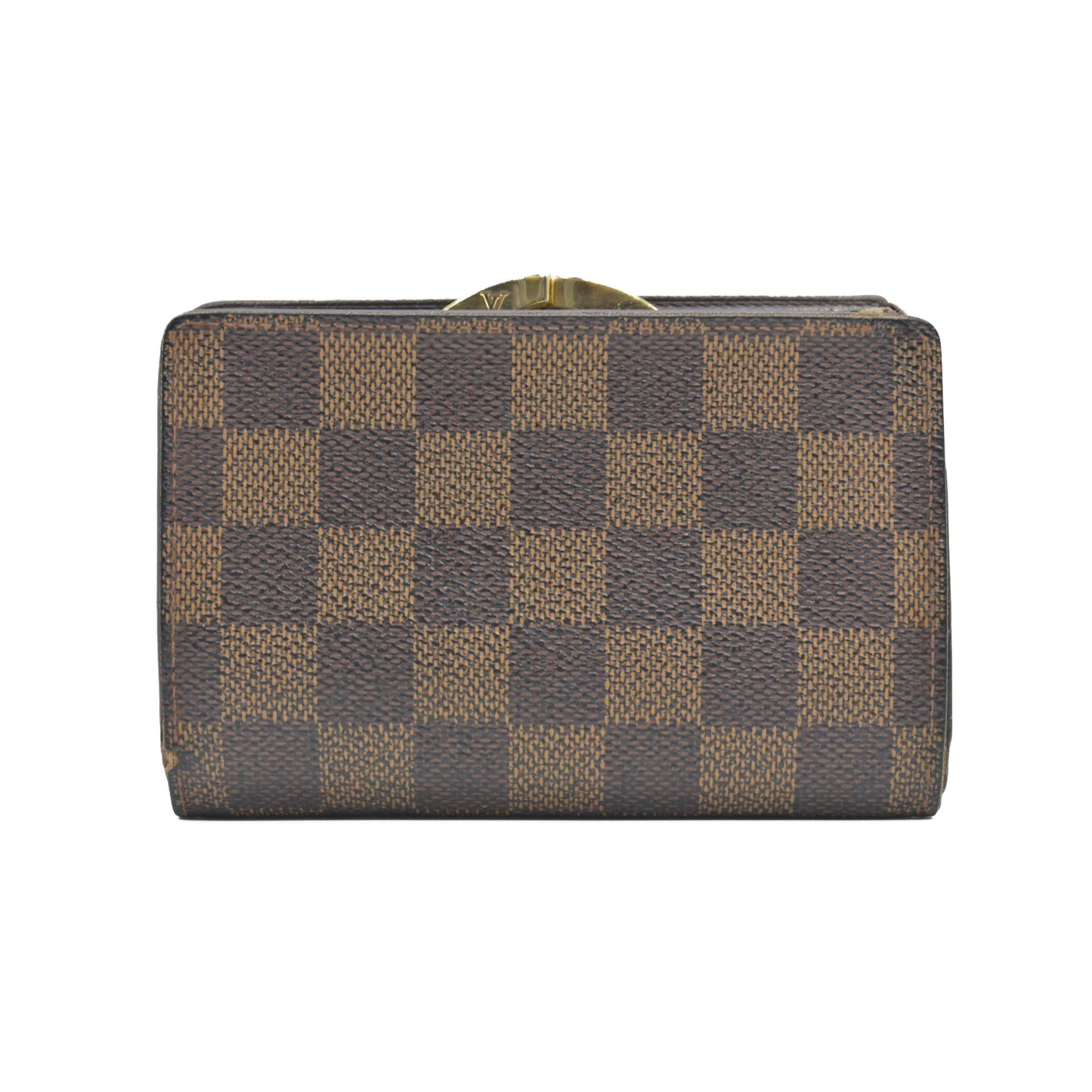 $750 2002 Louis Vuitton Damier Porte Monnaie Billets Viennois Bifold Wallet MI0062