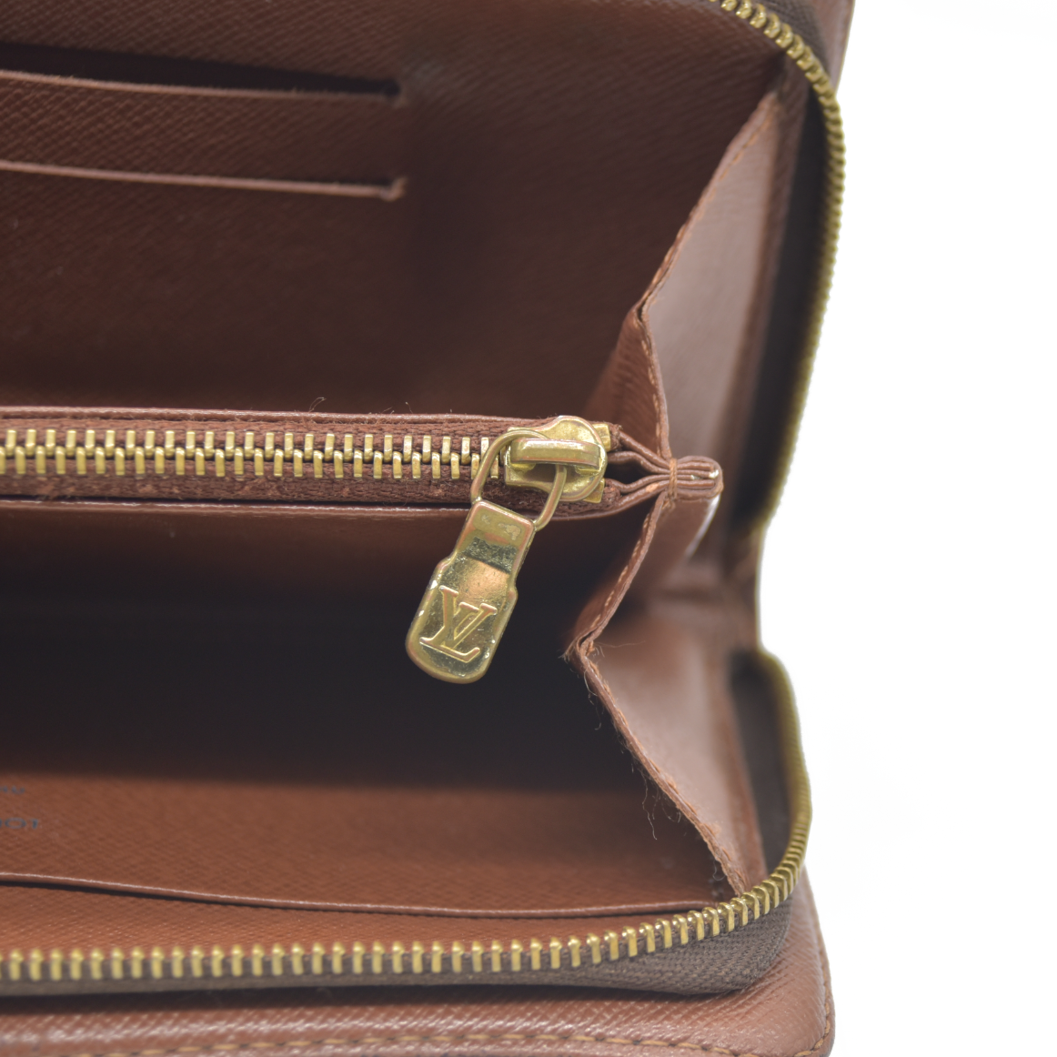 LOUIS VUITTON Monogram Porte Monnaie Zip Around Long Wallet