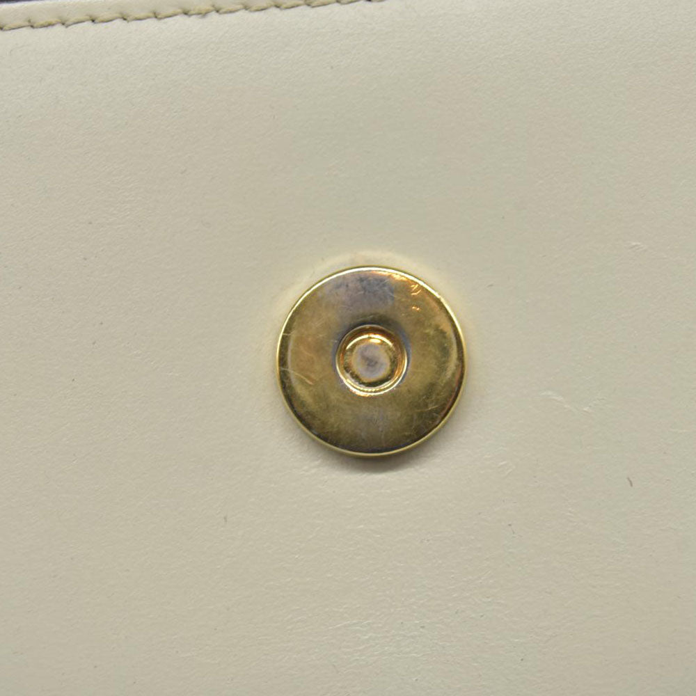 $1980 Gucci Cream Zumi Top Handle Chain Flap Interlocking G Horsebit