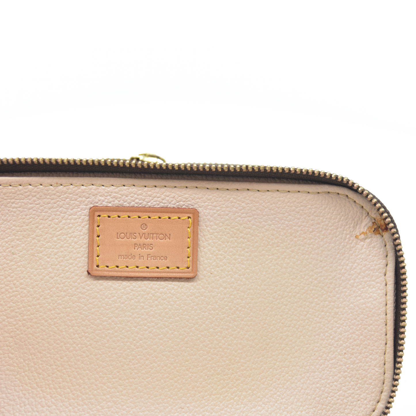 $580 Louis Vuitton Monogram Trousse Blush PM Cosmetic Pouch Bag Jewlery Case