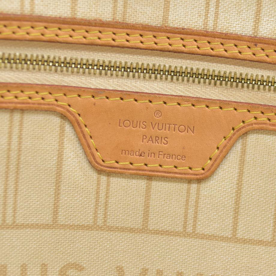 $2170 Louis Vuitton  Damier Azur Neverfull MM AR3164