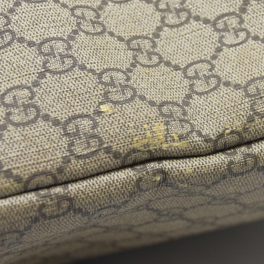 Gucci GG Plus Monogram Medium Signature Web Loop Tote Brown