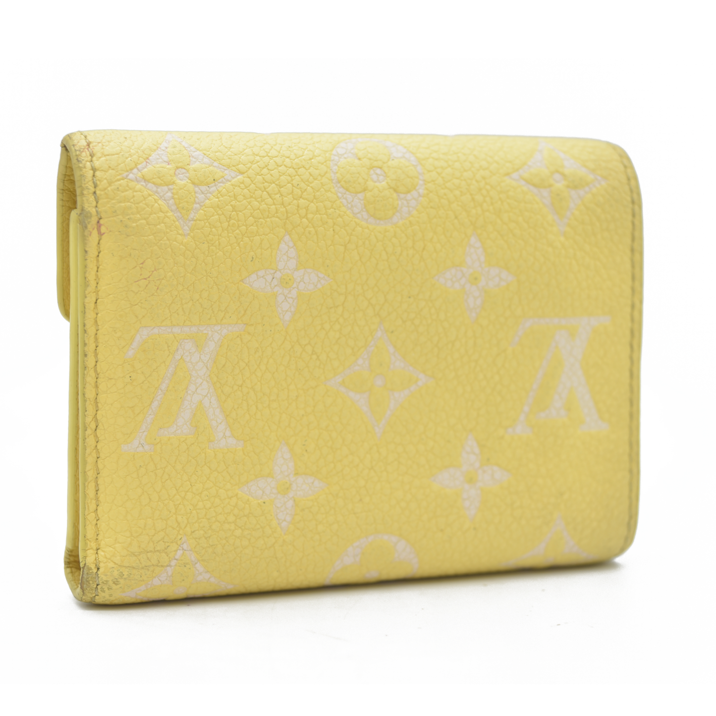 Louis Vuitton  Empreinte Monogram Victorine Wallet Lemon Curd RFID