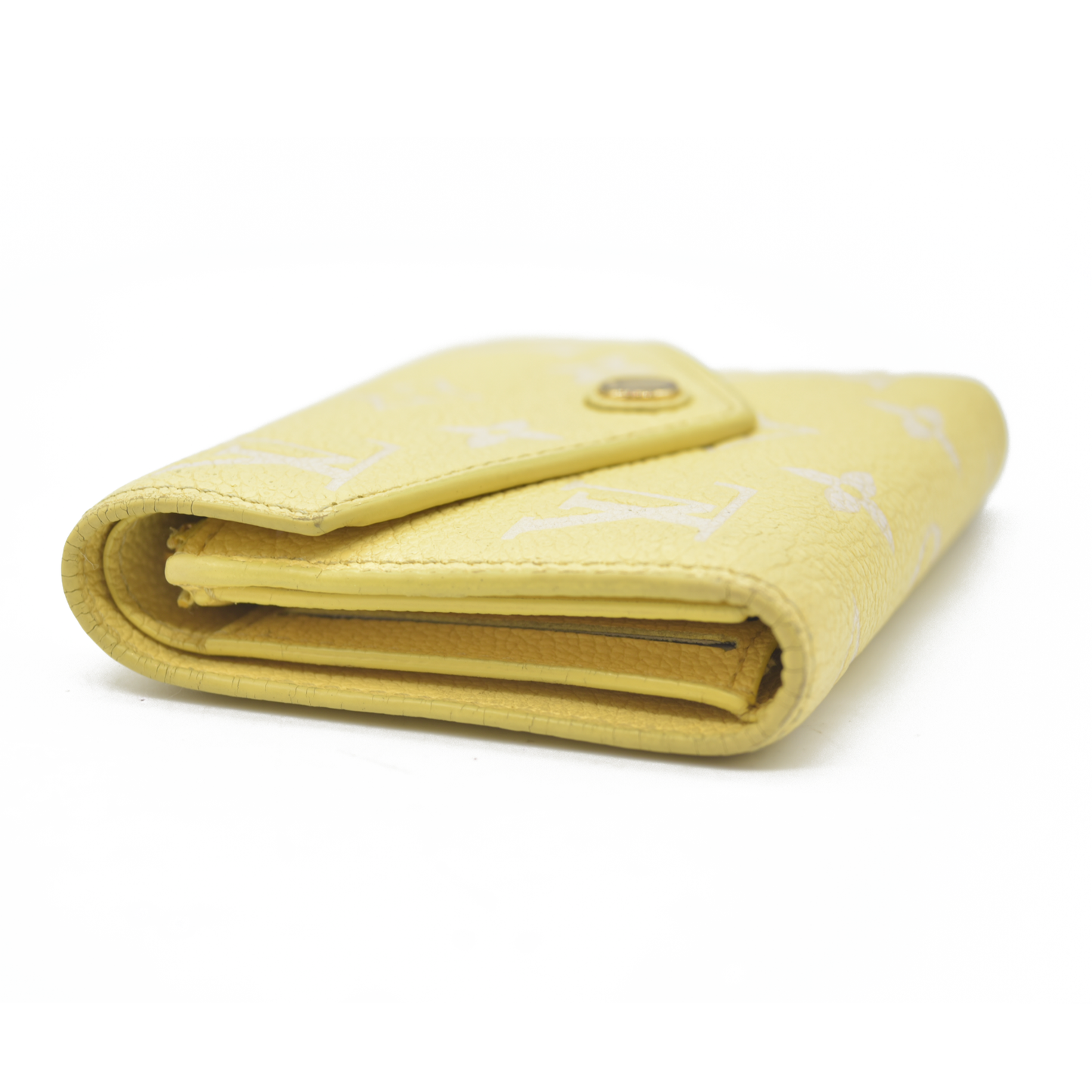 Louis Vuitton  Empreinte Monogram Victorine Wallet Lemon Curd RFID