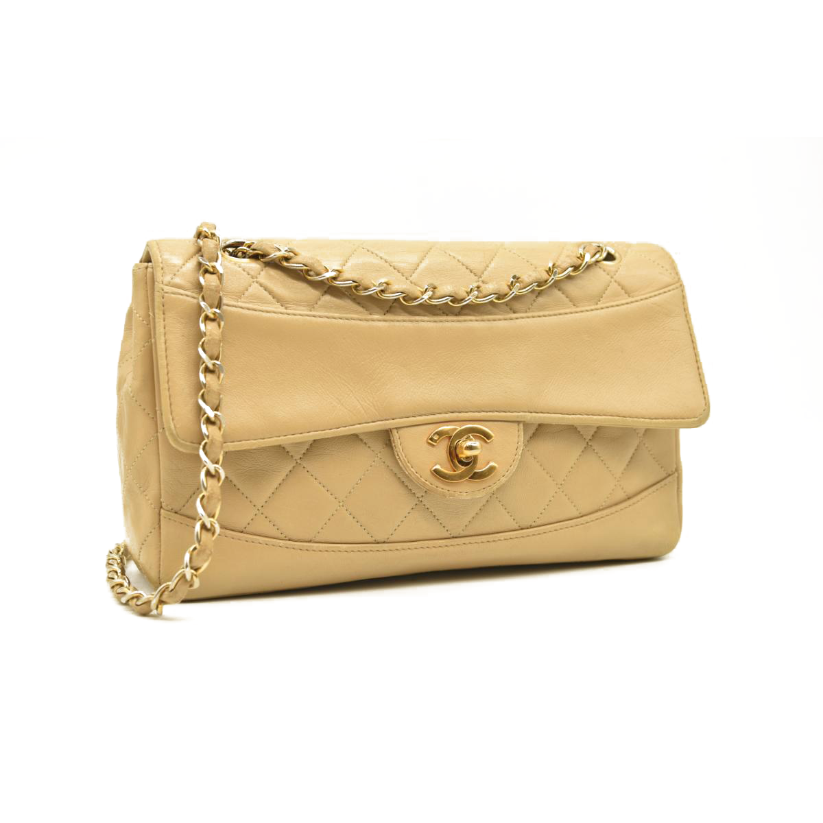 CHANEL Quilted CC Flap Shoulder Bag 1*