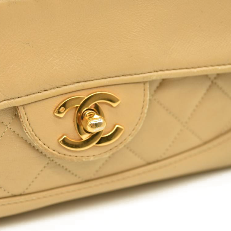 CHANEL Quilted CC Flap Shoulder Bag 1*