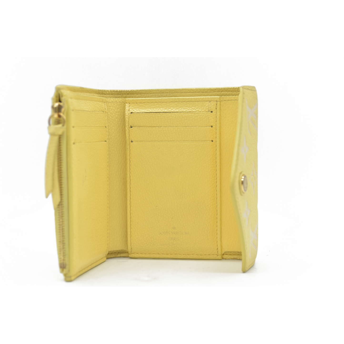 Louis Vuitton  Empreinte Monogram Victorine Wallet Lemon Curd RFID