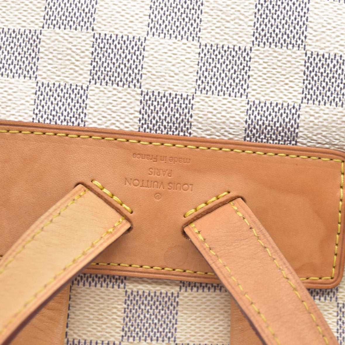 $2400 Louis Vuitton  Damier Azur Sperone Backpack 2016