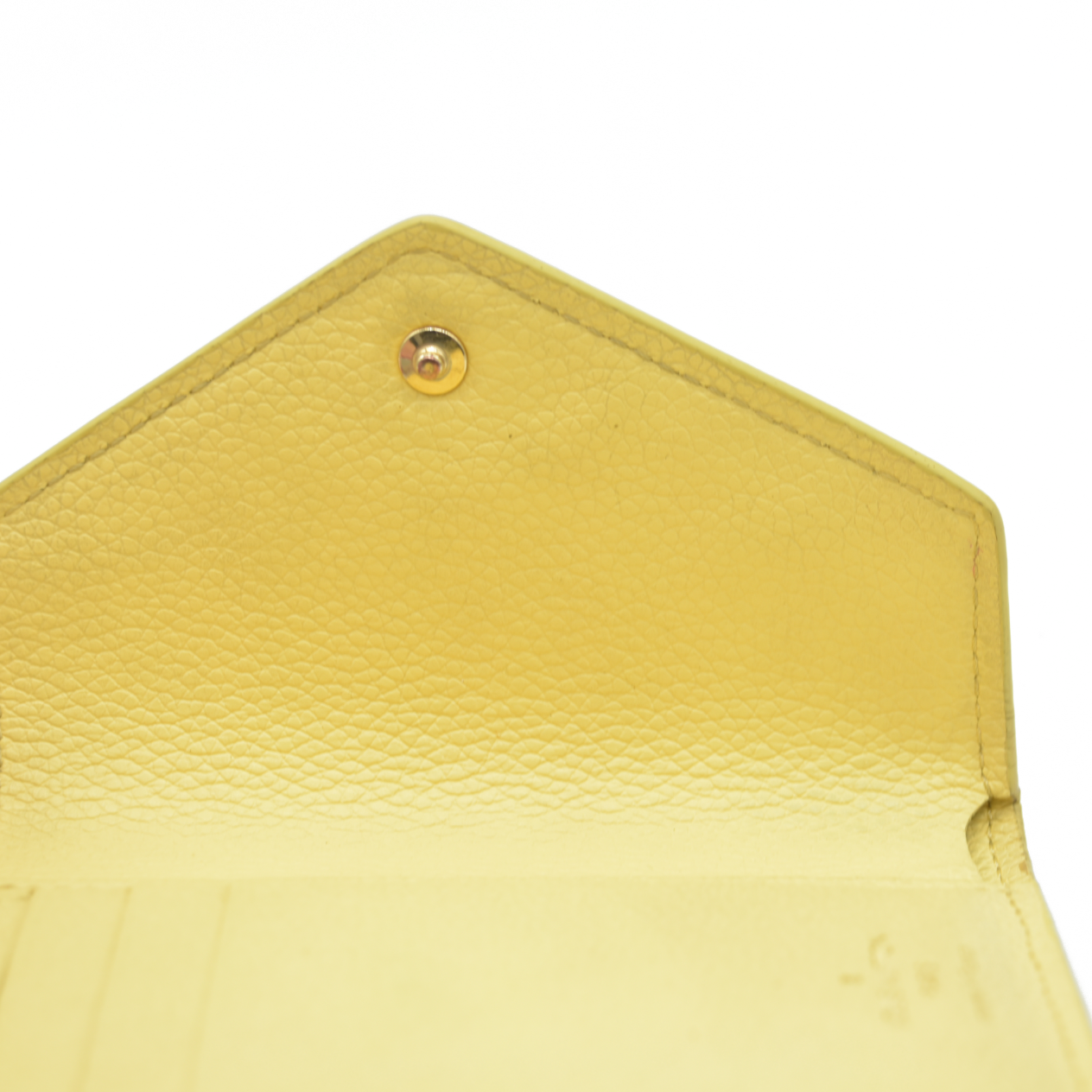 Louis Vuitton  Empreinte Monogram Victorine Wallet Lemon Curd RFID
