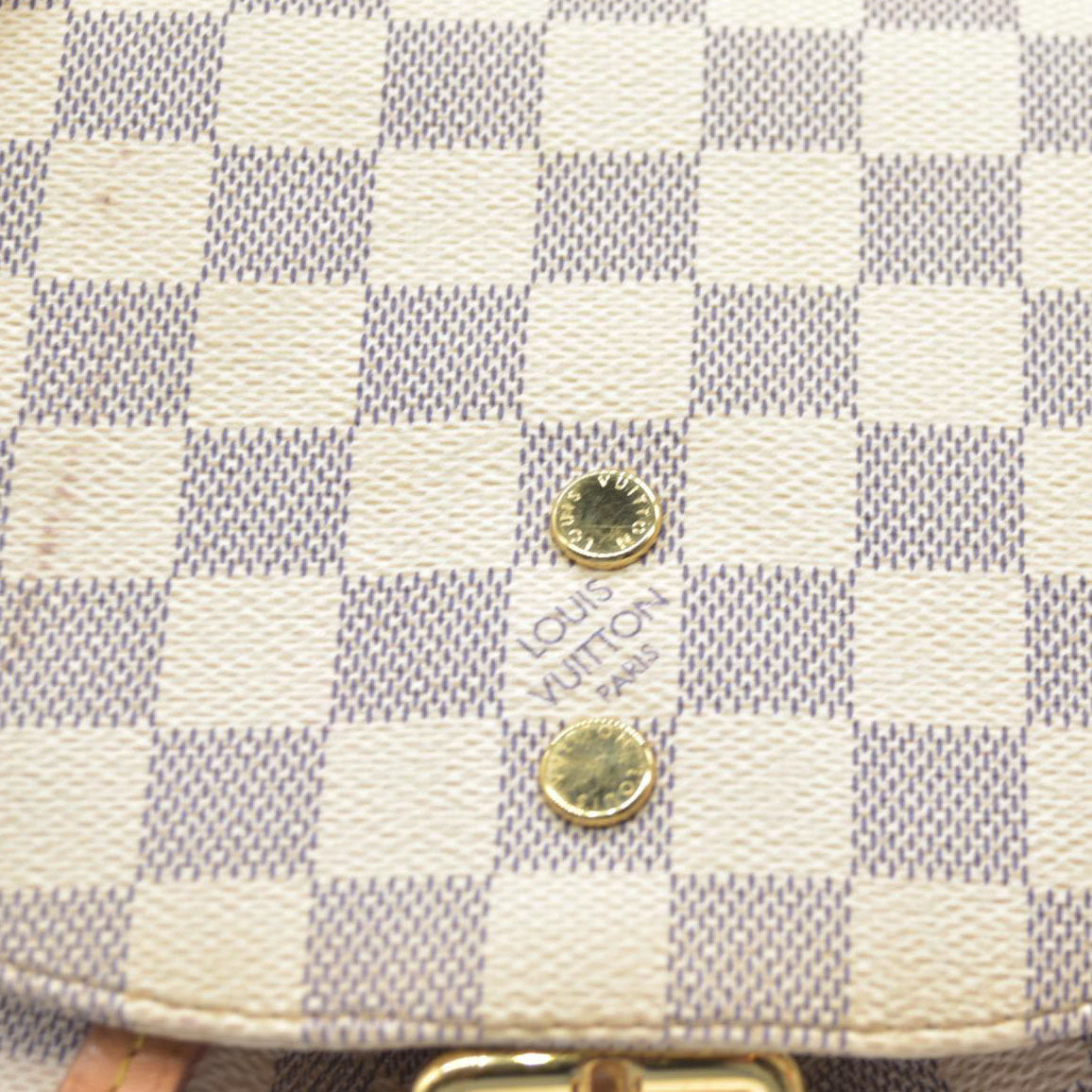 $2400 Louis Vuitton  Damier Azur Sperone Backpack 2016