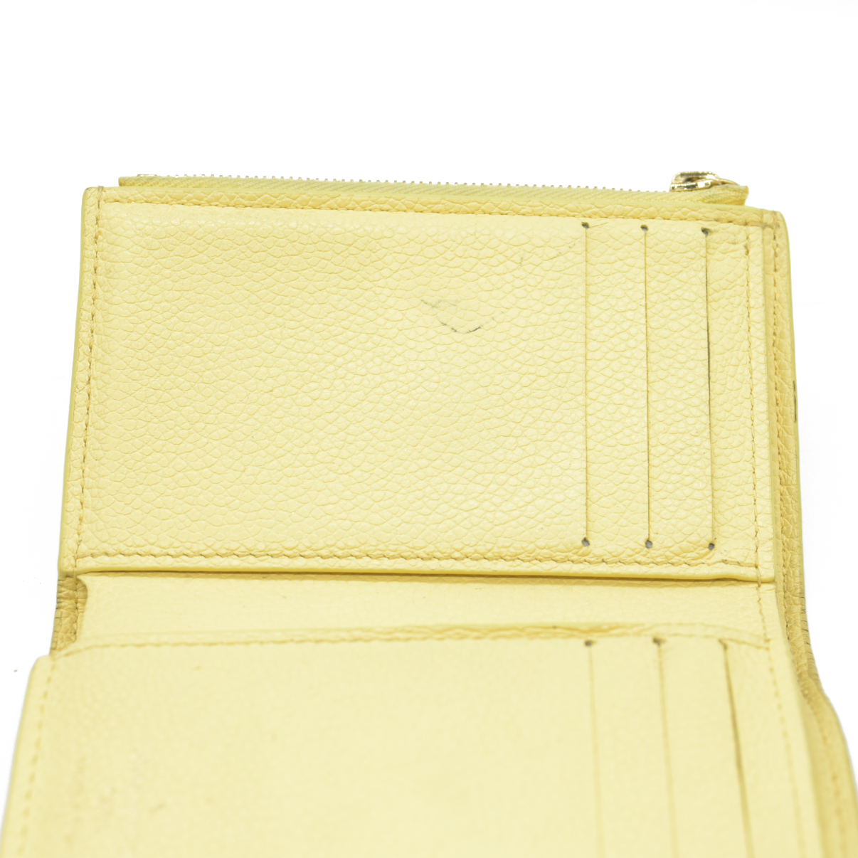 Louis Vuitton  Empreinte Monogram Victorine Wallet Lemon Curd RFID