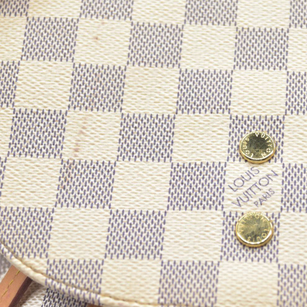 $2400 Louis Vuitton  Damier Azur Sperone Backpack 2016