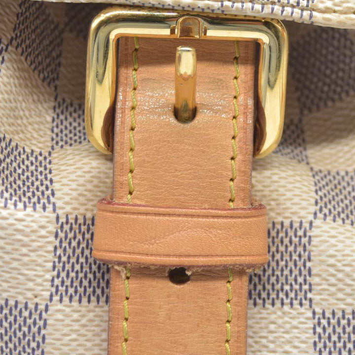 $2400 Louis Vuitton  Damier Azur Sperone Backpack 2016