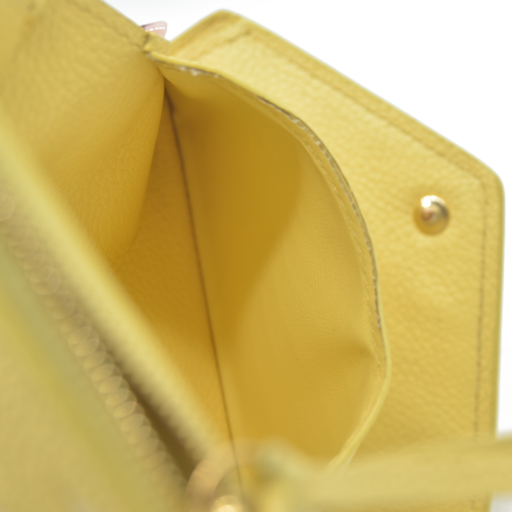 Louis Vuitton  Empreinte Monogram Victorine Wallet Lemon Curd RFID