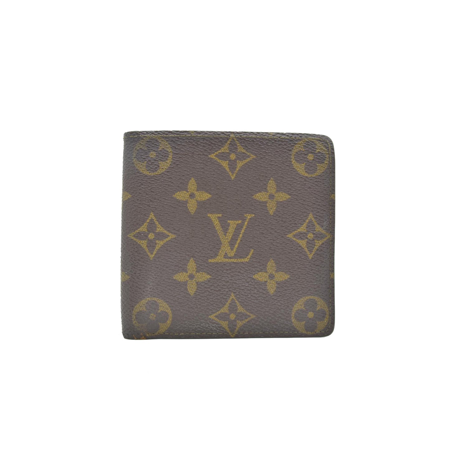 $585 1992 Louis Vuitton Monogram Portefeiulle Marco Bifold Wallet Brown CA1912