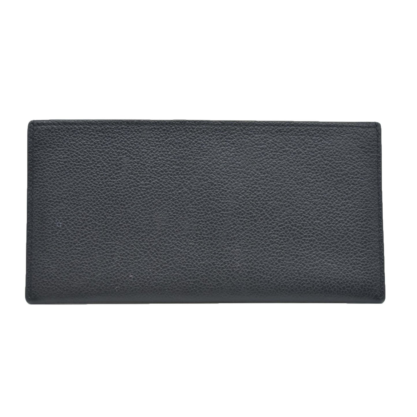 $440 Louis Vuitton  Calfskin Felicie Chain Wallet Card Holder Insert Black