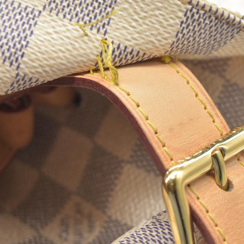 $2400 Louis Vuitton  Damier Azur Sperone Backpack 2016