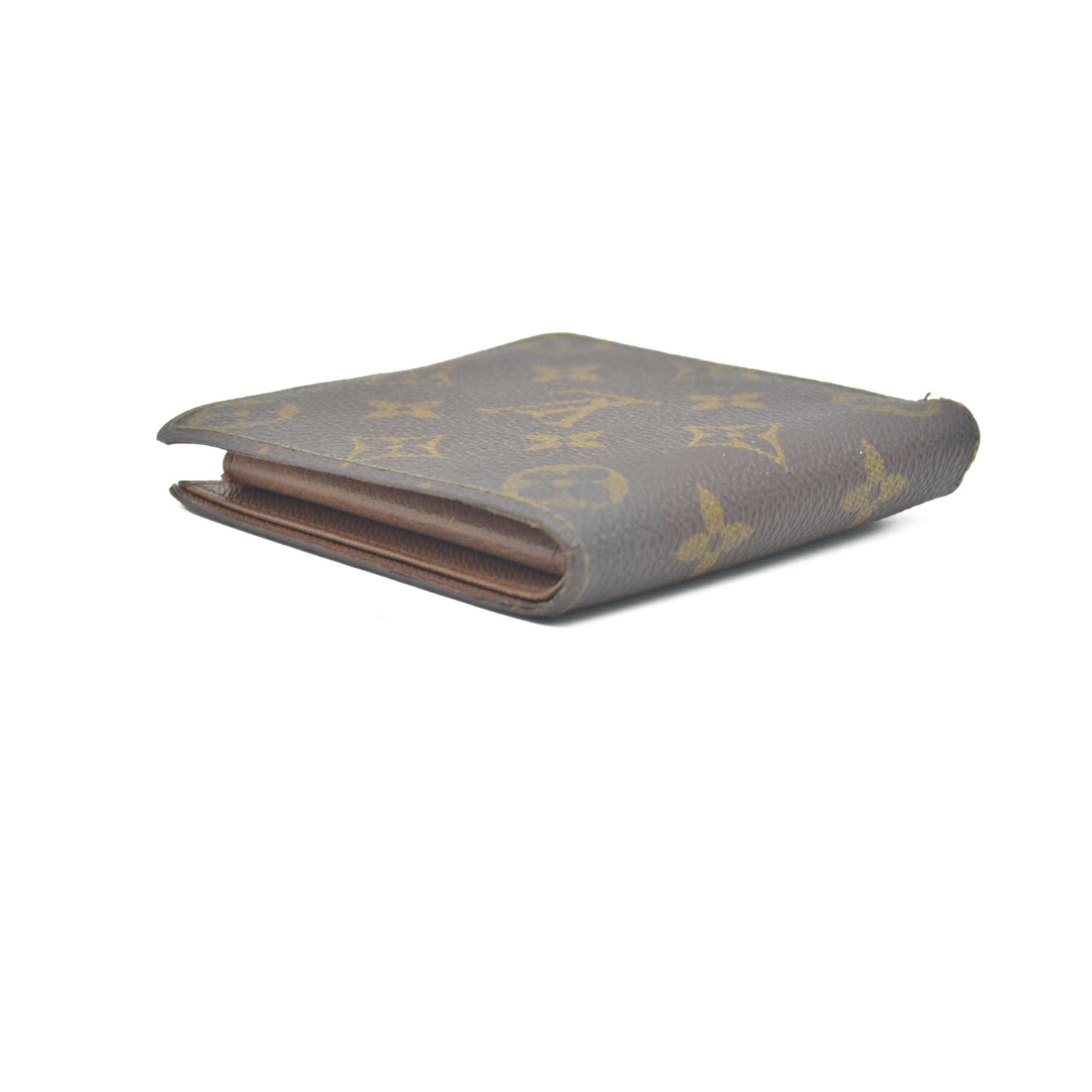 $585 1992 Louis Vuitton Monogram Portefeiulle Marco Bifold Wallet Brown CA1912