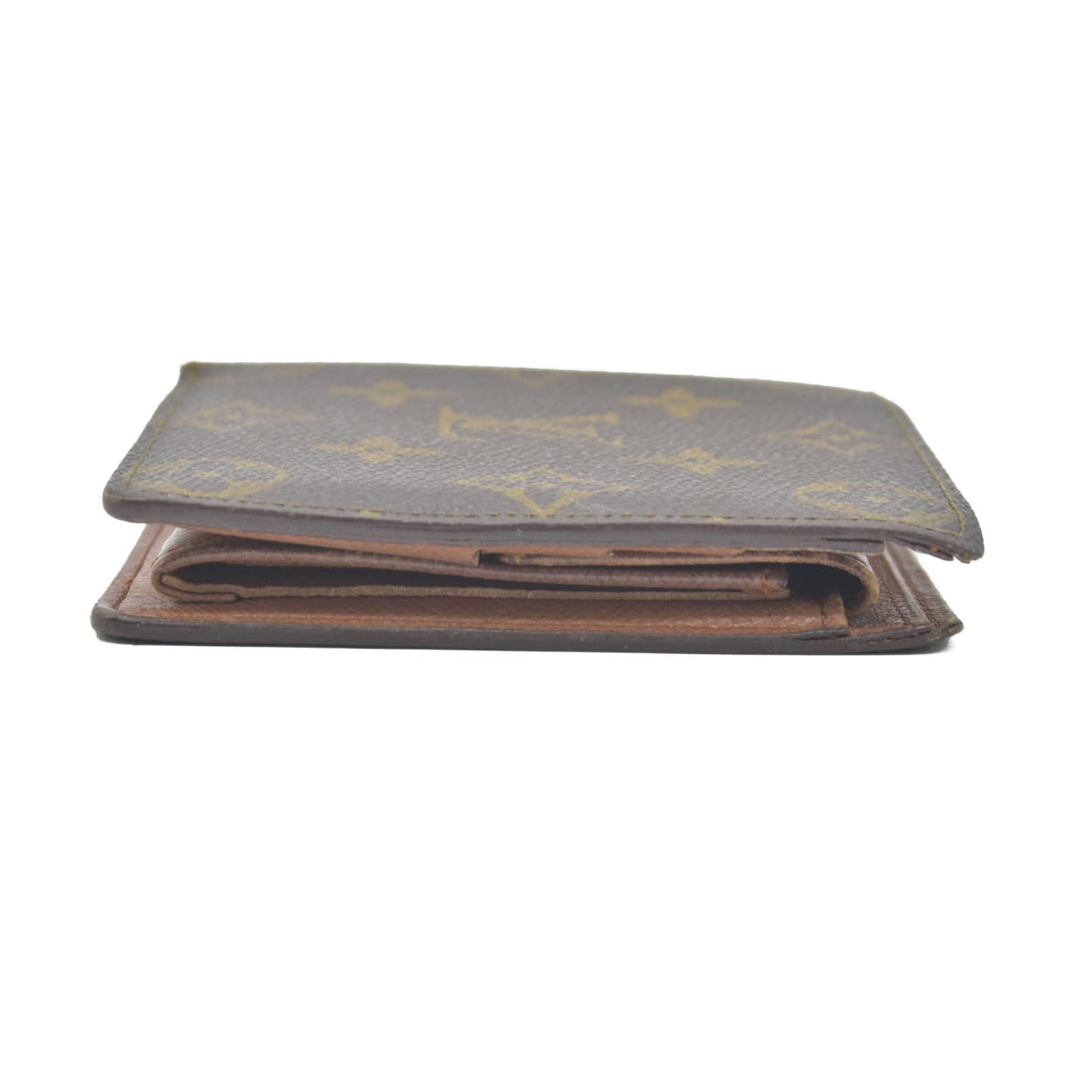 $585 1992 Louis Vuitton Monogram Portefeiulle Marco Bifold Wallet Brown CA1912