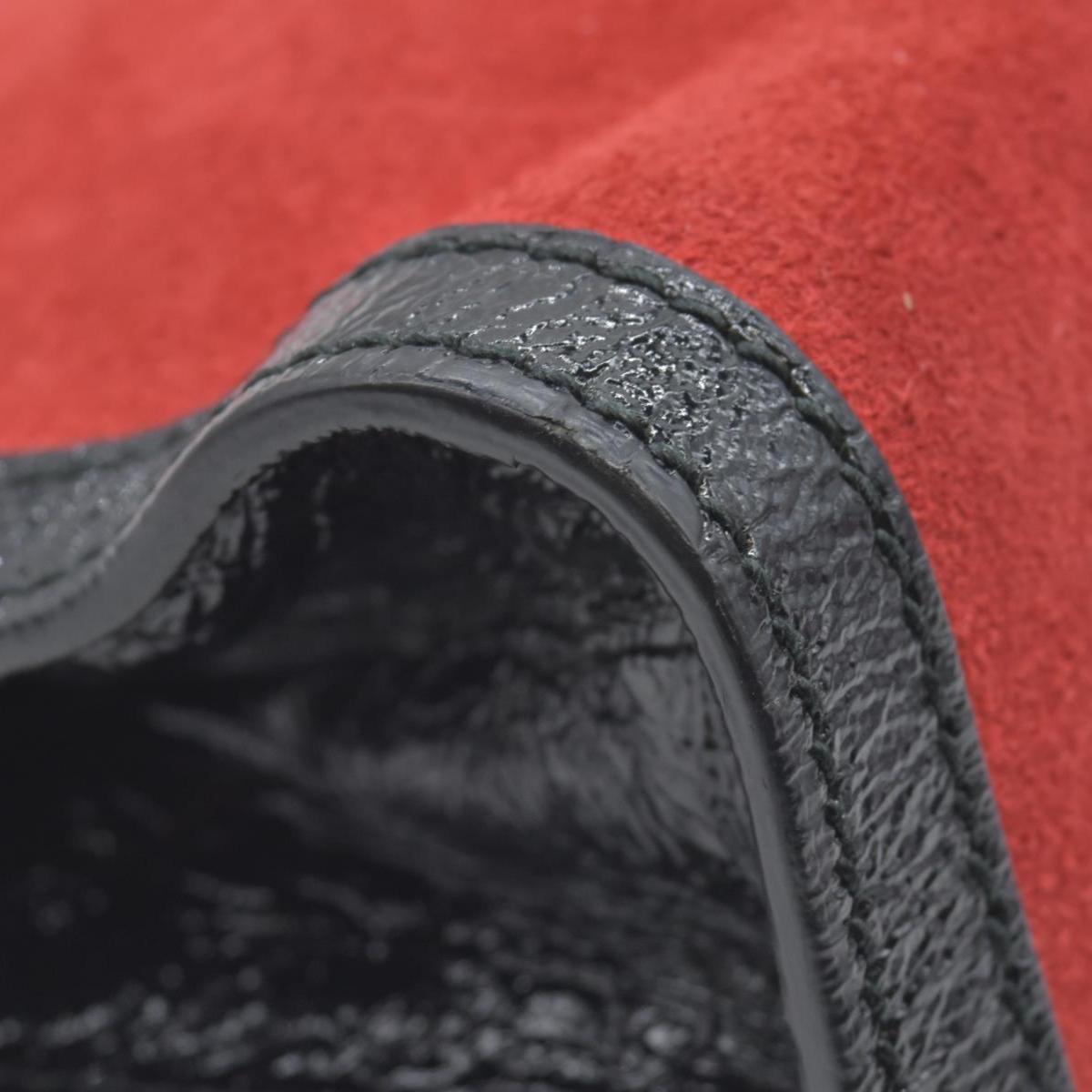 $2050 Gucci Double G Ophidia Small Suede Red