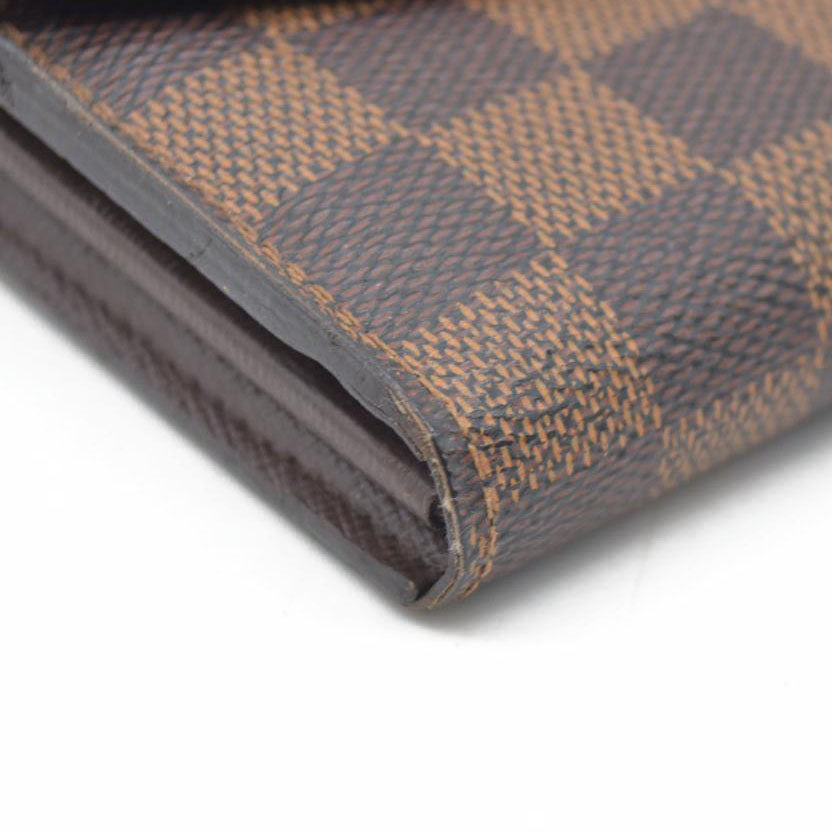 $775 Louis VuittonDamier Ebene Sarah Wallet NM  CA1186