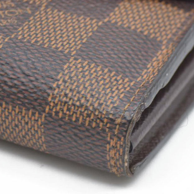 $775 Louis VuittonDamier Ebene Sarah Wallet NM  CA1186