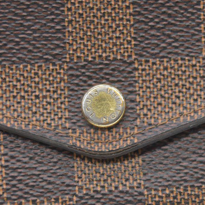 $775 Louis VuittonDamier Ebene Sarah Wallet NM  CA1186