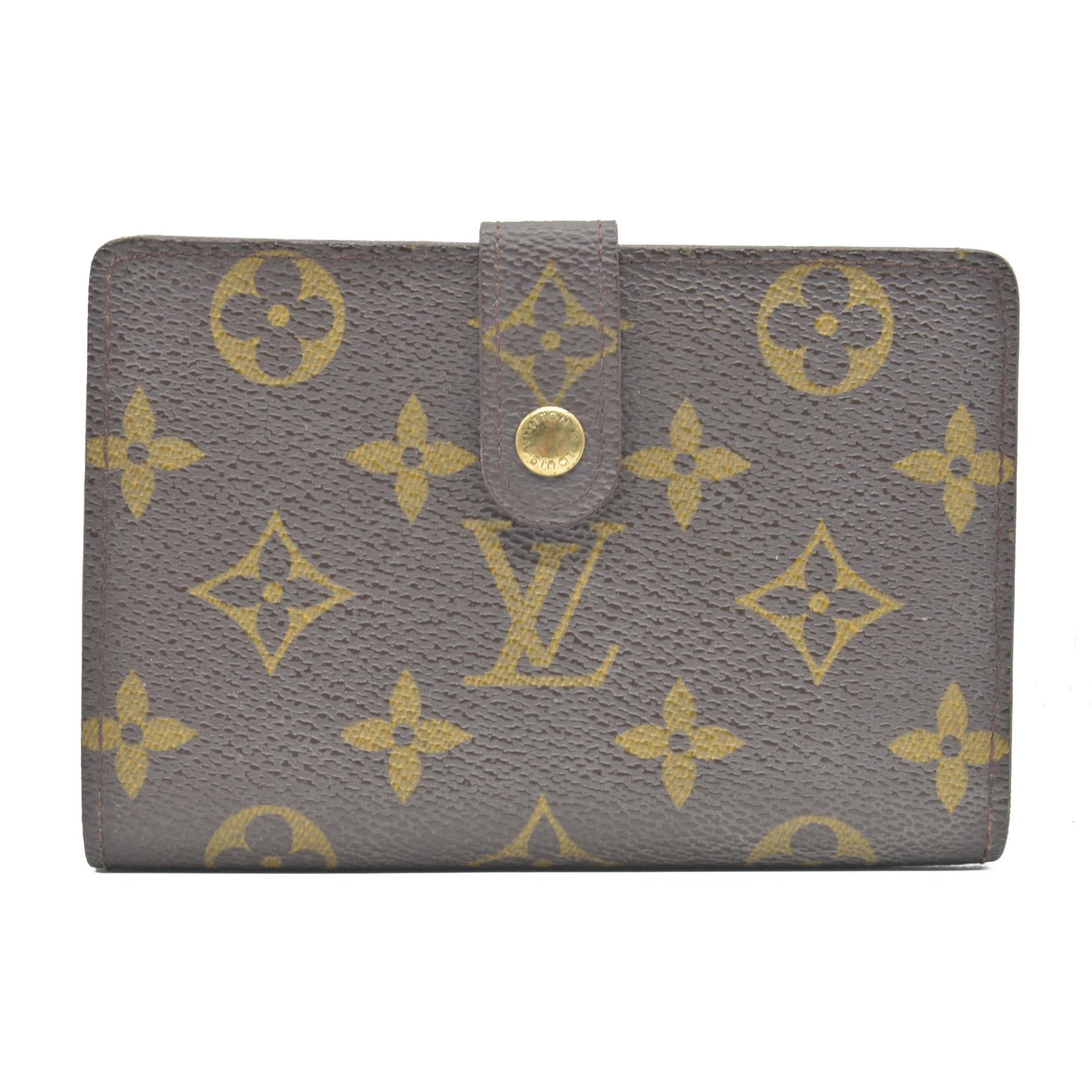 $750 1998 Louis Vuitton Monogram Porte Monnaie Billets Viennois Bifold Wallet MI1918