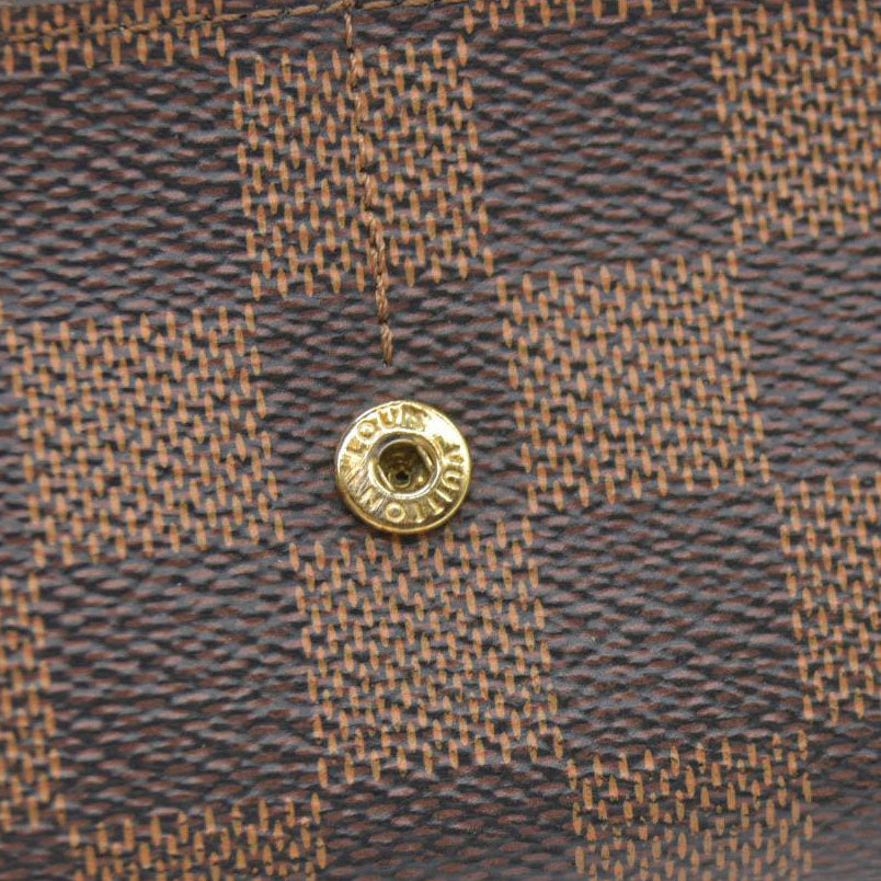$775 Louis VuittonDamier Ebene Sarah Wallet NM  CA1186