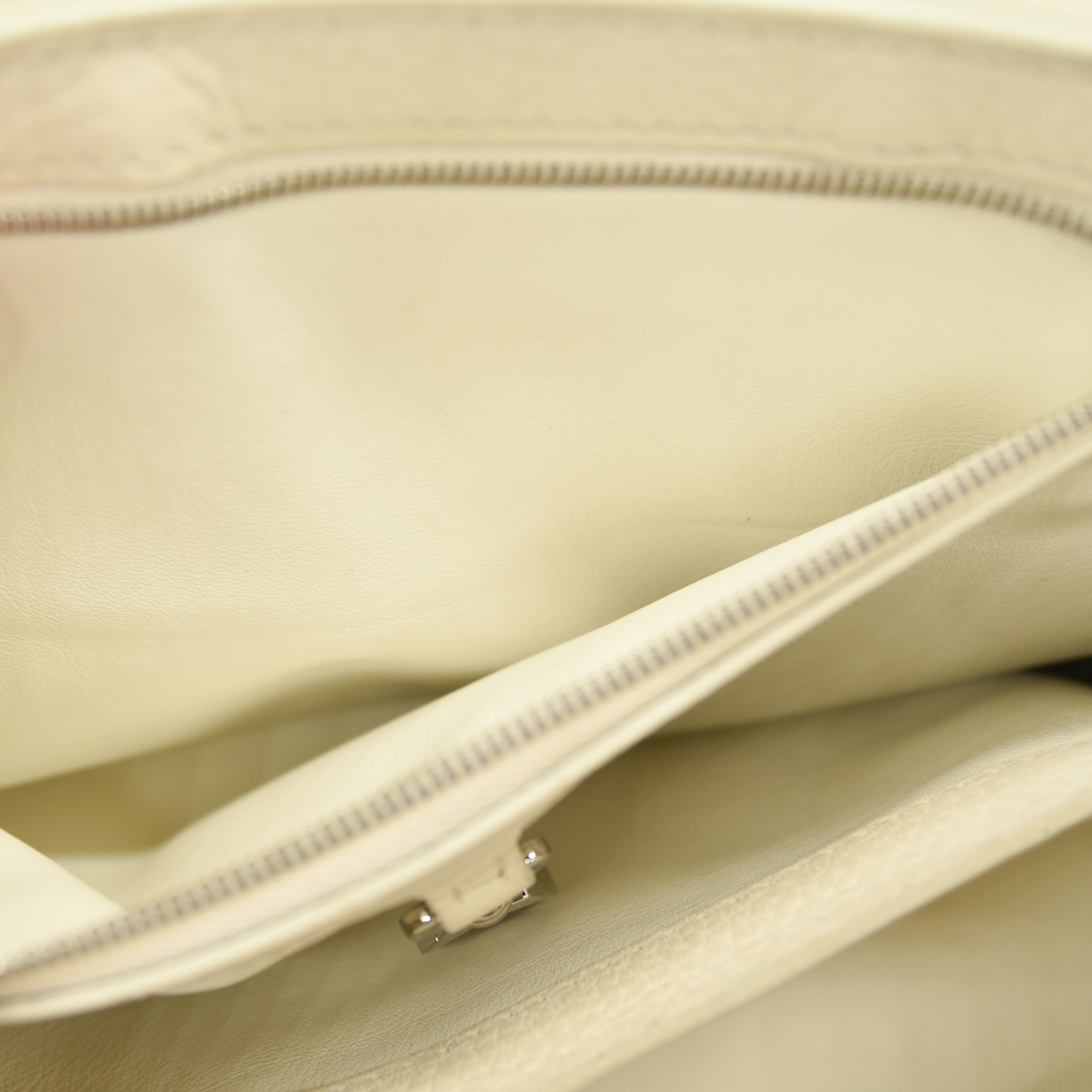 Louis Vuitton Capucines PM Sequin Embellished Shoulder Bag Off White