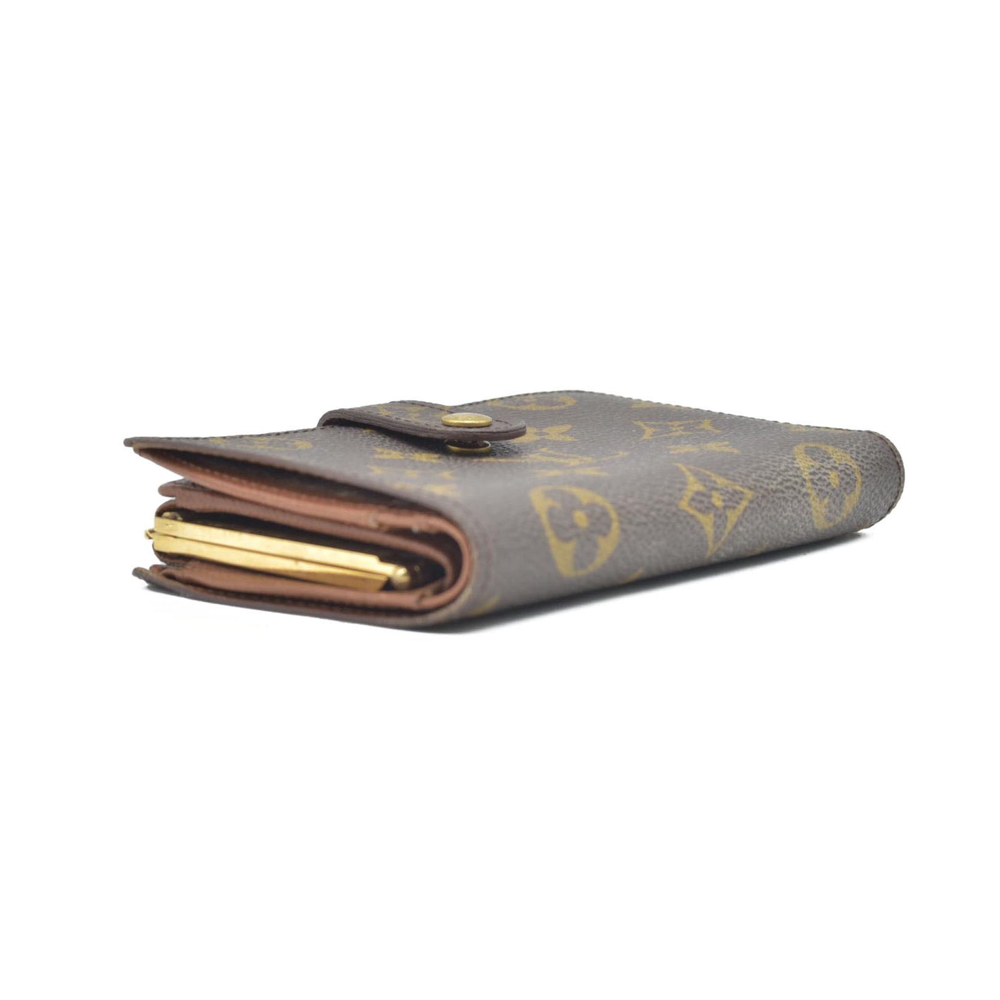 $750 1998 Louis Vuitton Monogram Porte Monnaie Billets Viennois Bifold Wallet MI1918