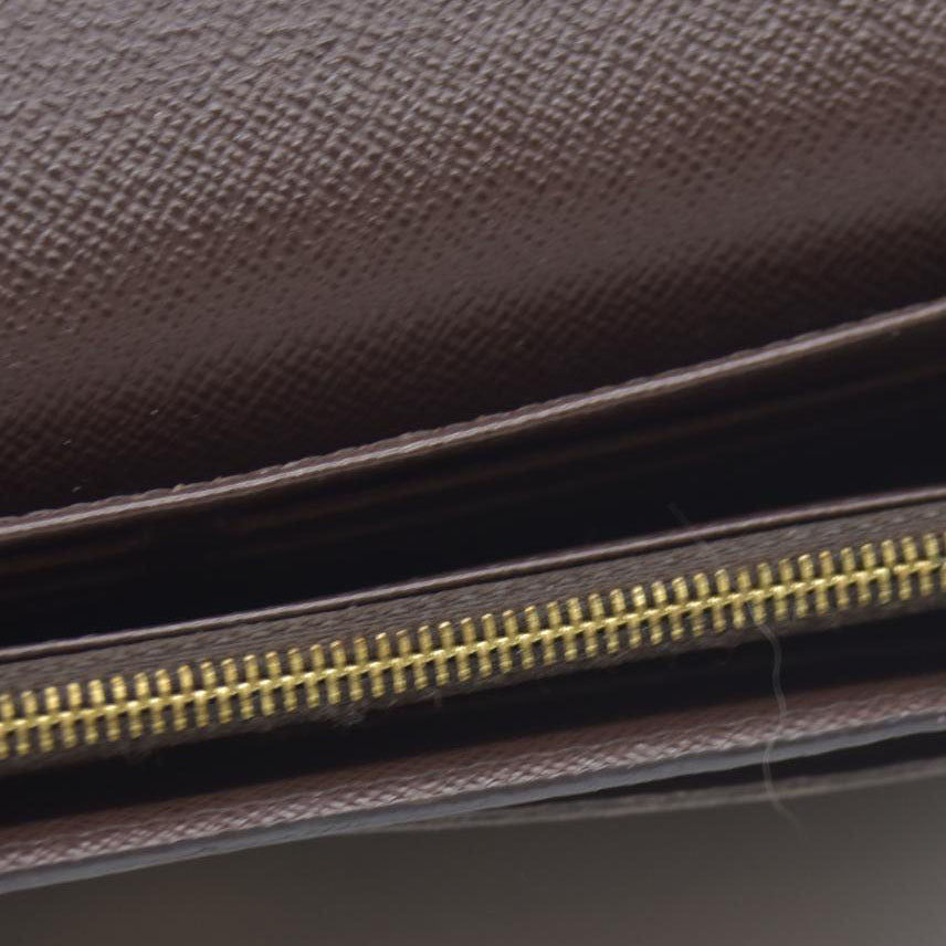 $775 Louis VuittonDamier Ebene Sarah Wallet NM  CA1186
