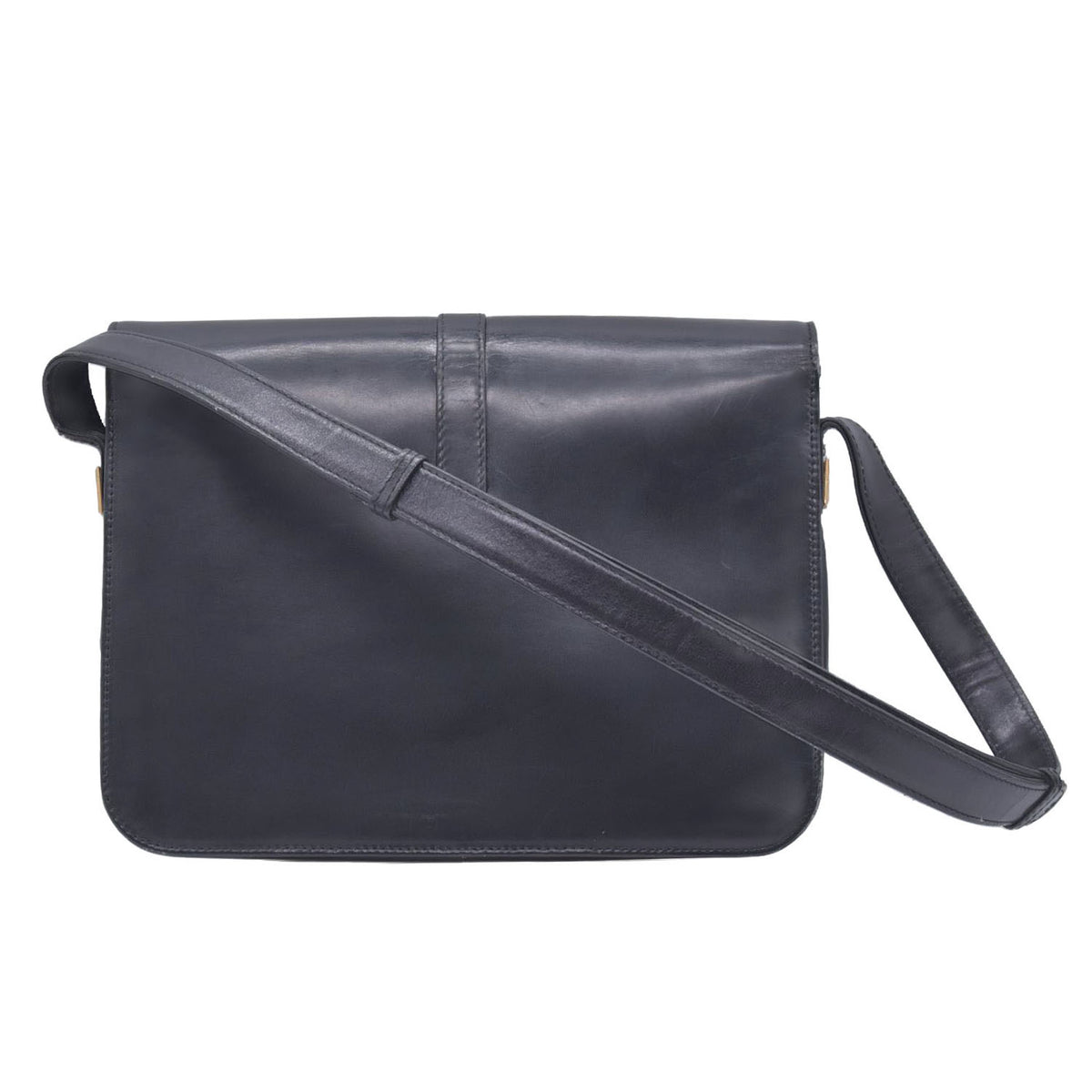 GIVENCHY Smooth Calfskin 4G Logo Flap Crossbody Bag Black CONSIGNMENT 10021186