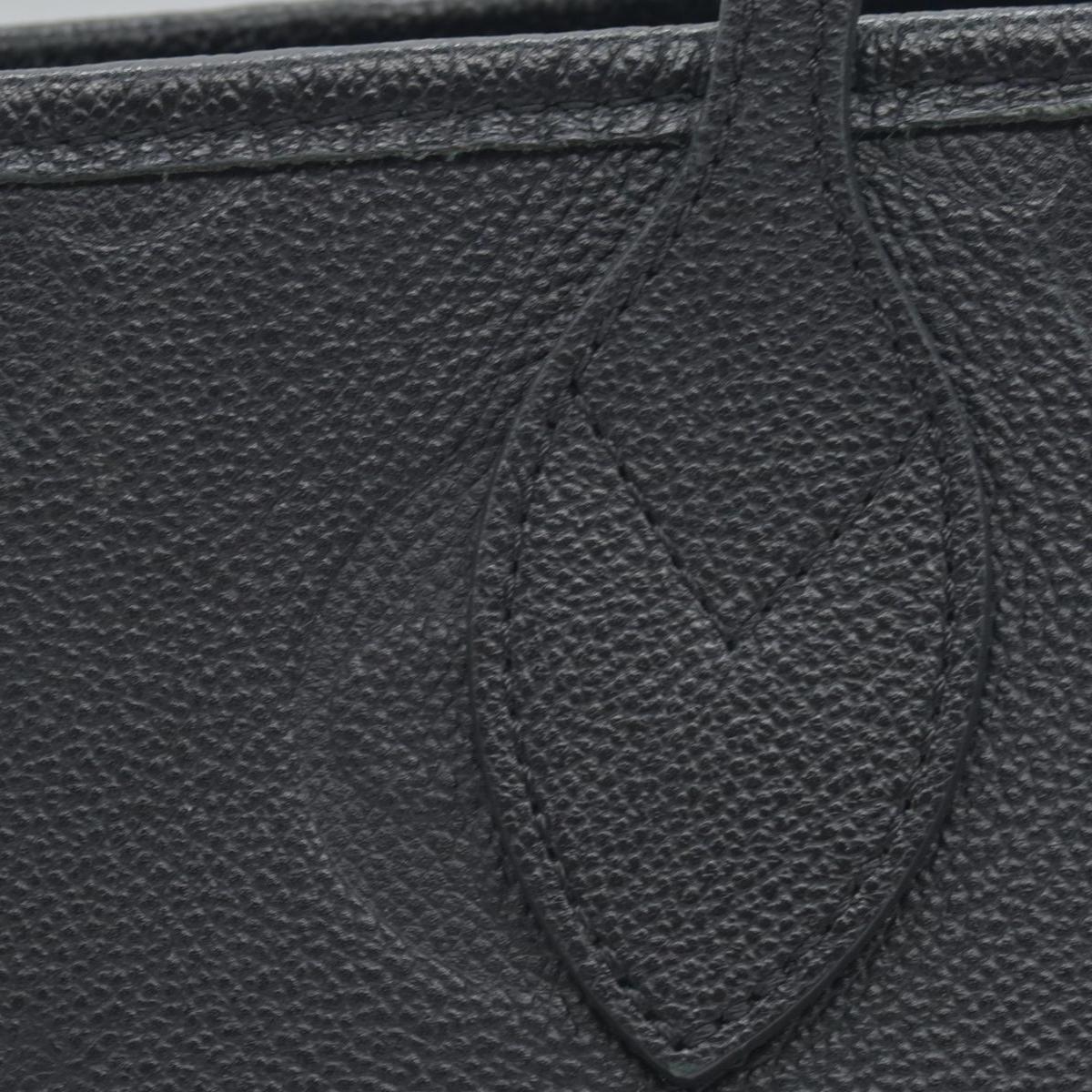 $2940 Louis Vuitton LV Monogram Neverfull  MM Empreinte Black Tote