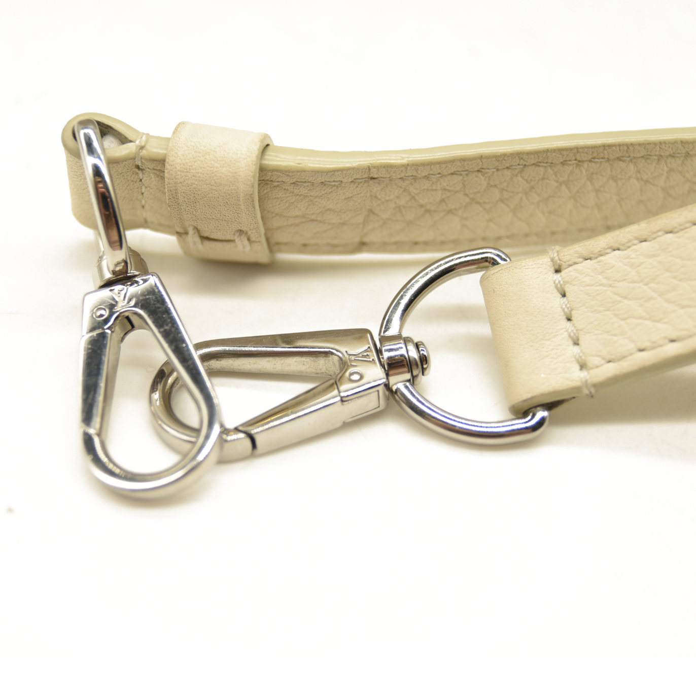 Louis Vuitton Capucines PM Sequin Embellished Shoulder Bag Off White