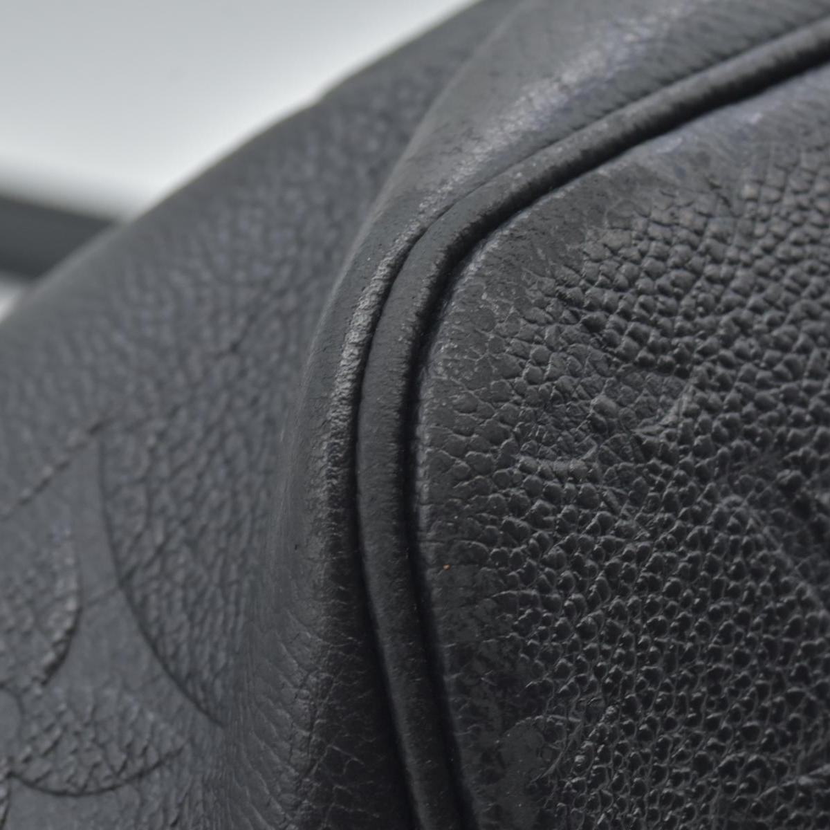 $2940 Louis Vuitton LV Monogram Neverfull  MM Empreinte Black Tote