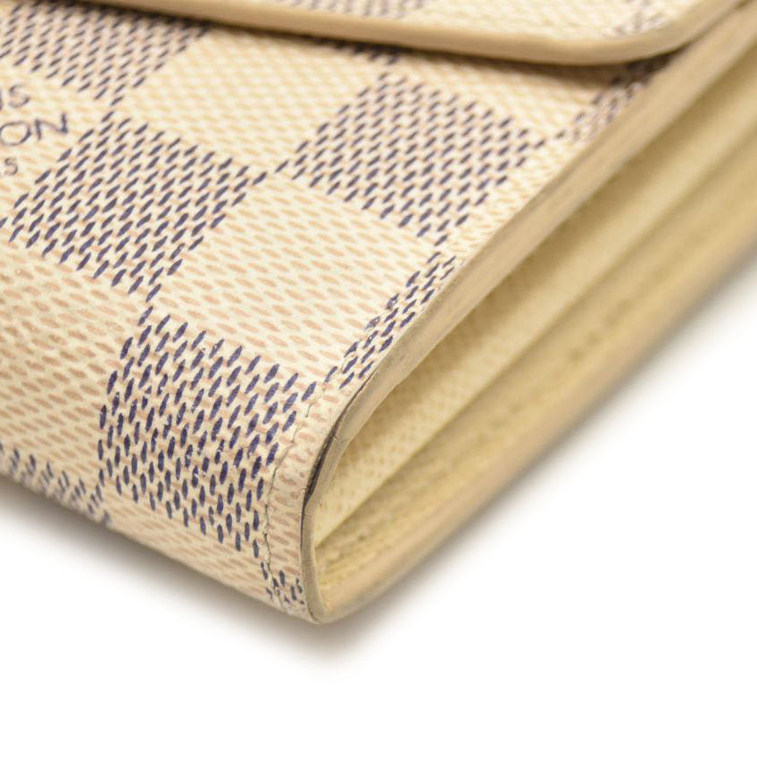 LOUIS VUITTON Damier Azur Sarah Wallet NM