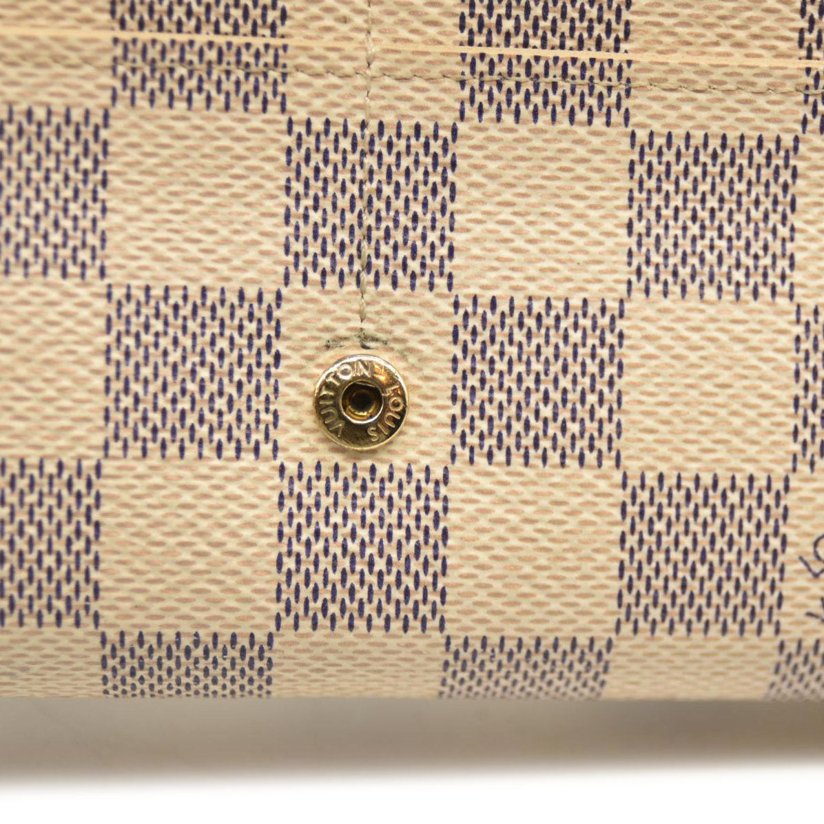 LOUIS VUITTON Damier Azur Sarah Wallet NM