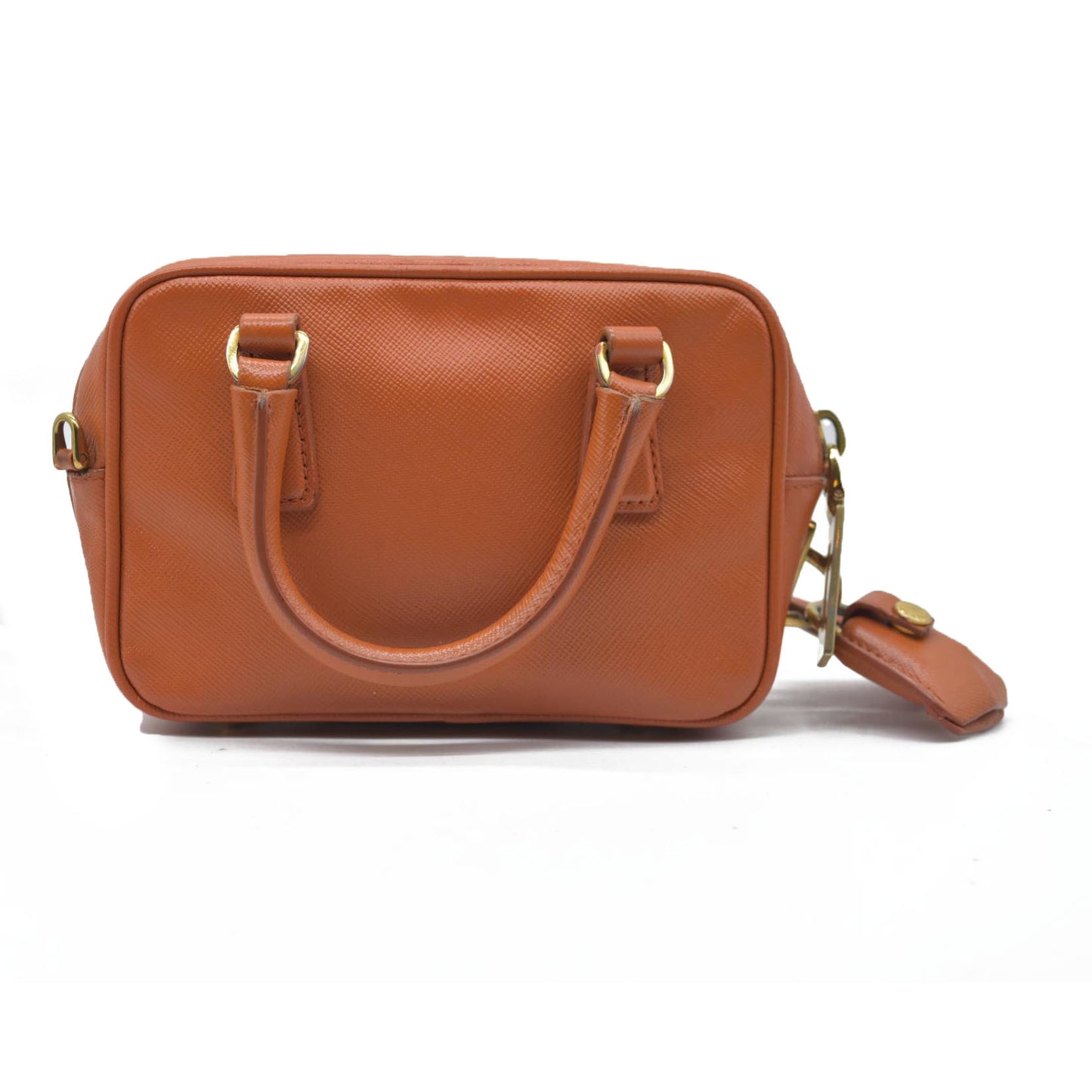 $750 Prada Saffiano Lux Mini Crossbody Bag