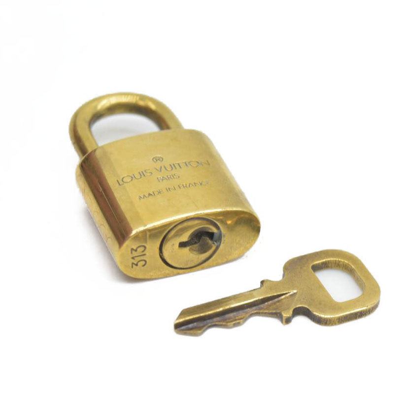 Louis Vuitton Brass Lock and Key Set #313